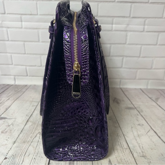 Brahmin Tia Purple Ultraviolet Ombre Melbourne S77 1708 00580 - Picture 2 of 16
